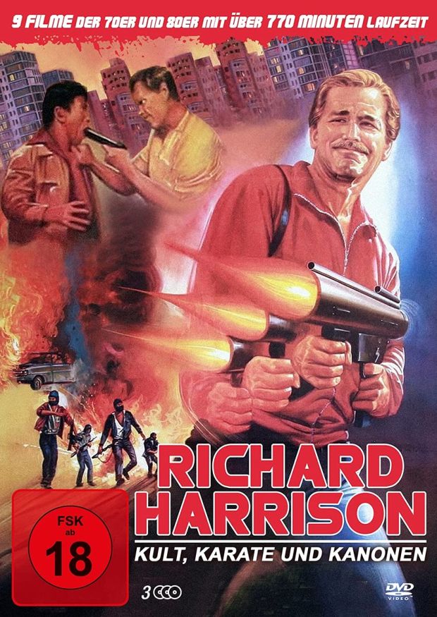 Richard Harrison - Kult, Karate und Kanonen (9Filme)(3DVD)