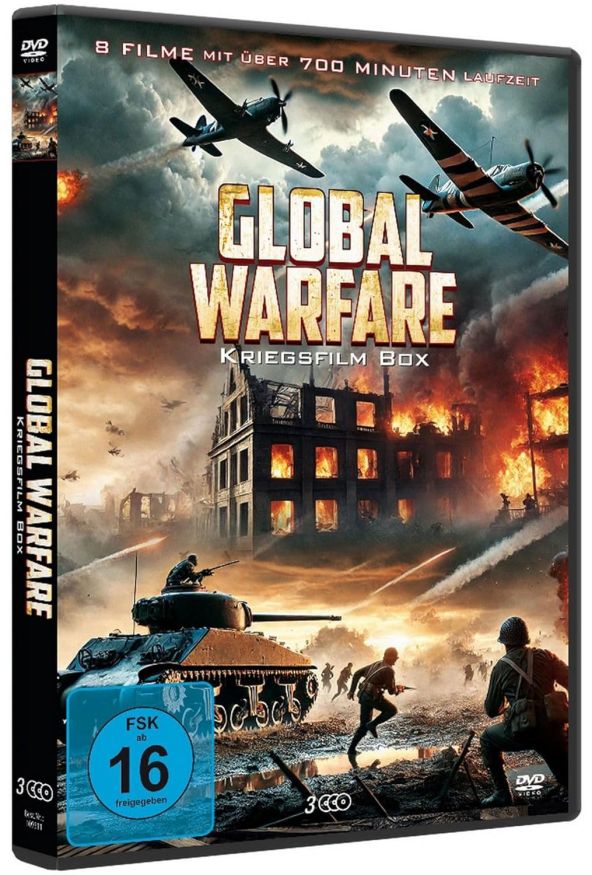 Global Warfare - Kriegsfilm Box (8Filme)(3DVD)