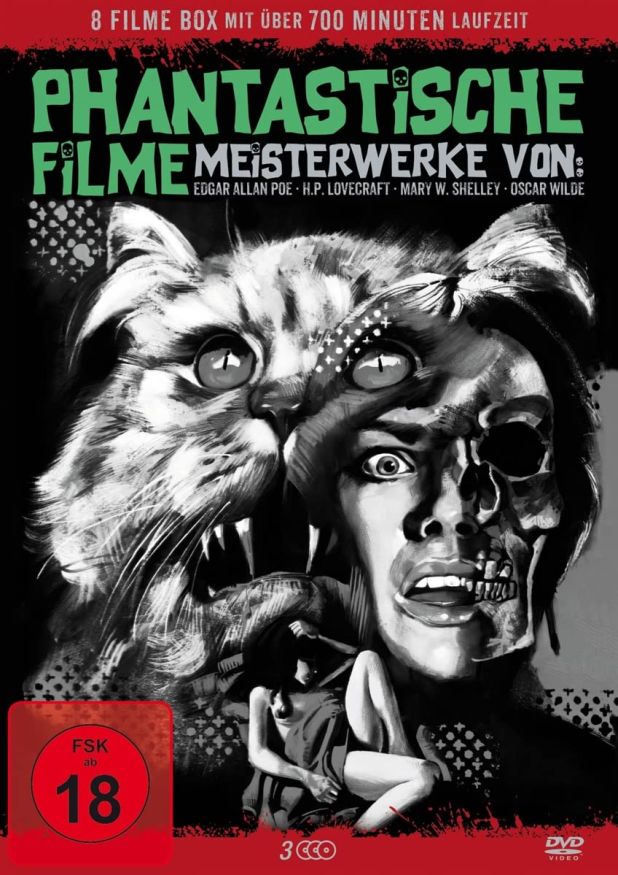 Phantastische Filme - Meisterwerke von E.A.Poe, H.P.Lovecraft, M.W.Shelley, Oscar Wilde (8Filme auf 3DVDs)