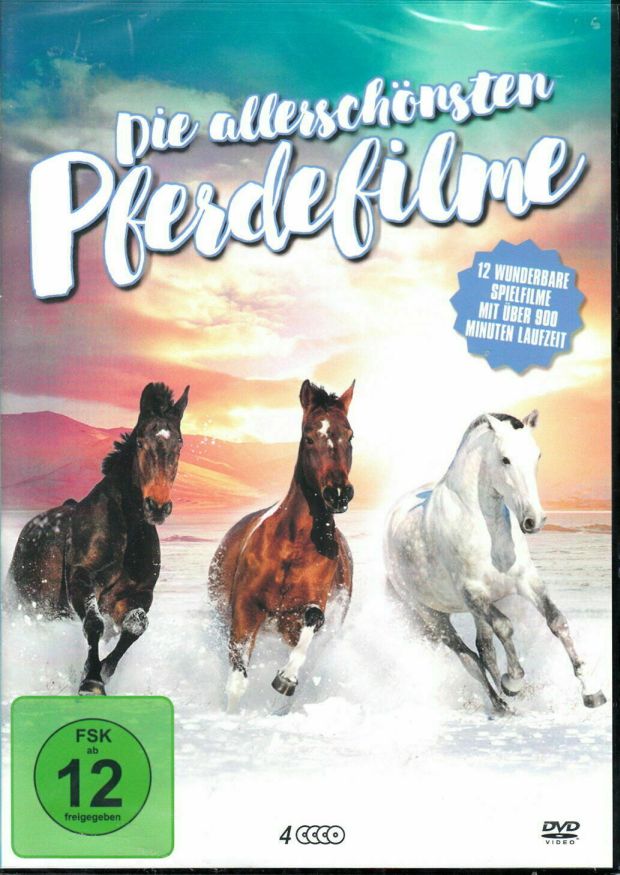 Die allerschönsten Pferdefilme (12Filme auf 4DVDs)