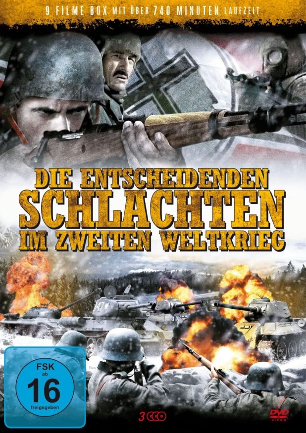 Die entscheidenden Schlachten im Zweiten Weltkrieg (9Filme)(3DVD)