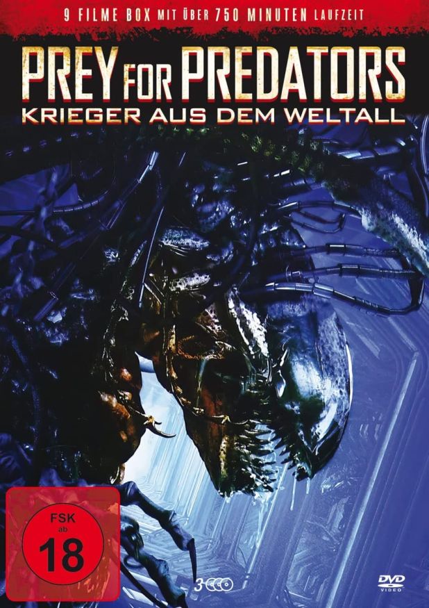 Prey for Predators - Krieger aus dem Weltall (9Filme)(3DVD)