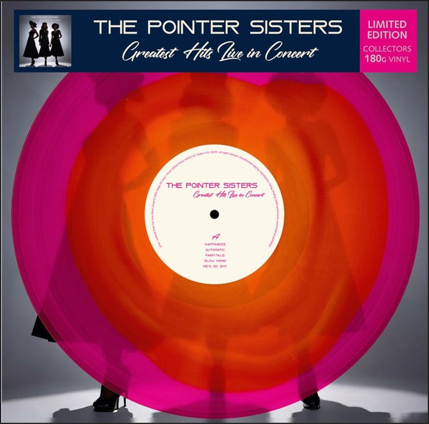The Pointer Sisters - Greatest Hits Live In Concert 1111, Colour in Colour, 180g 1LP