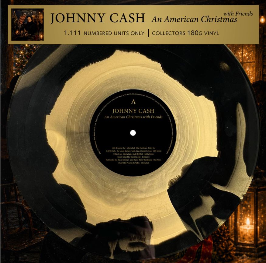 Johnny Cash- An American Christmas 1LP, Color in Color, 180g