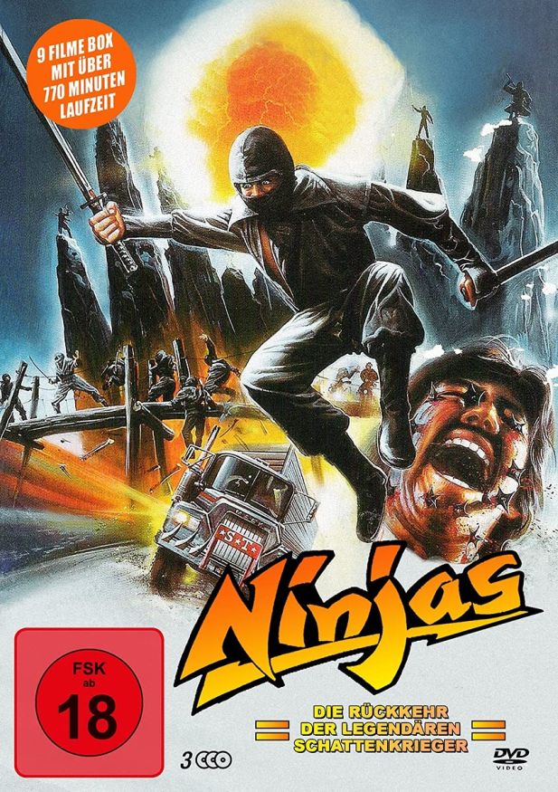 Ninjas - Die Rückkehr der legendären Schattenkrieger (9Filme)(3DVD)